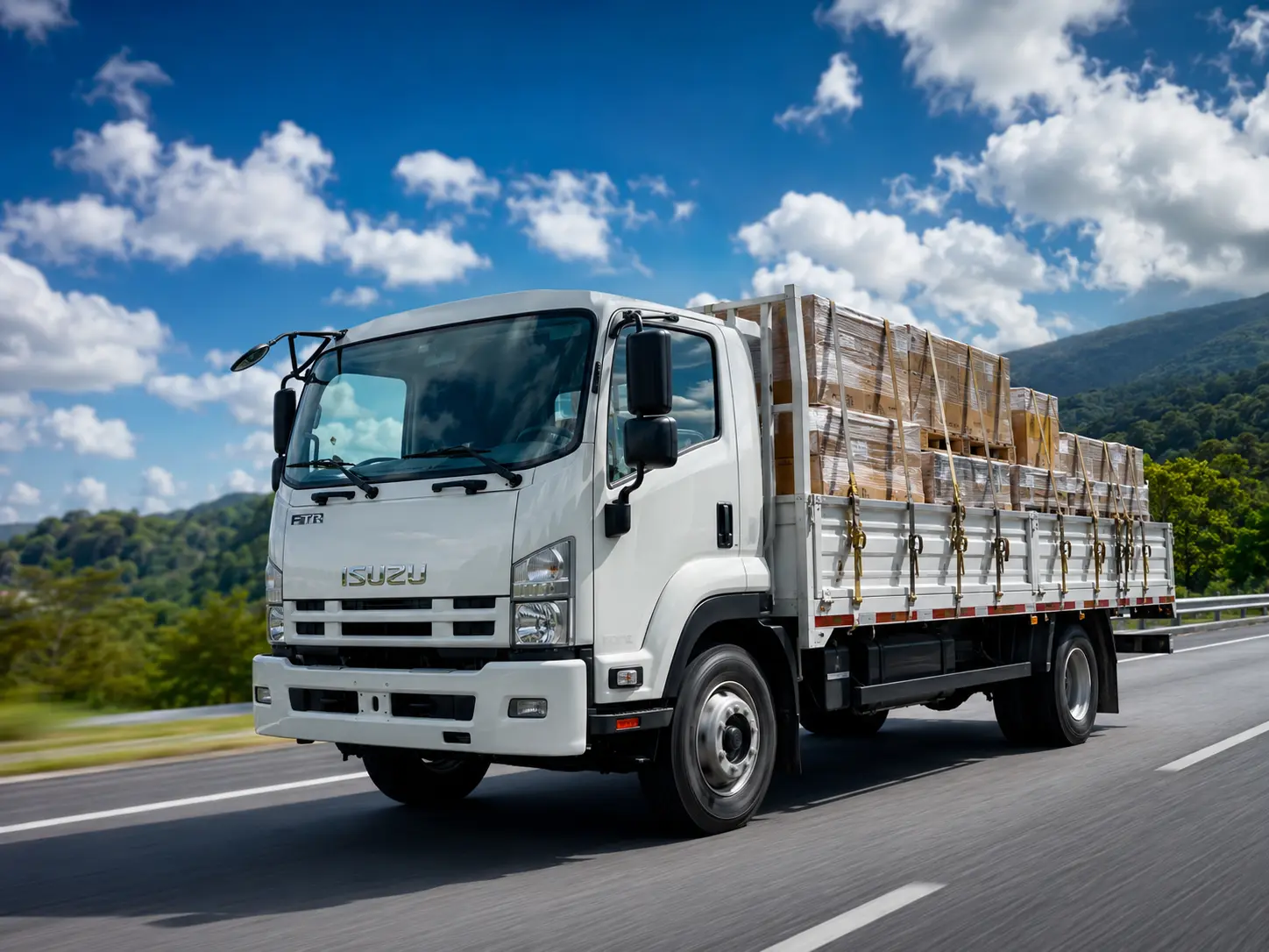 Freight truck on Panama highway
